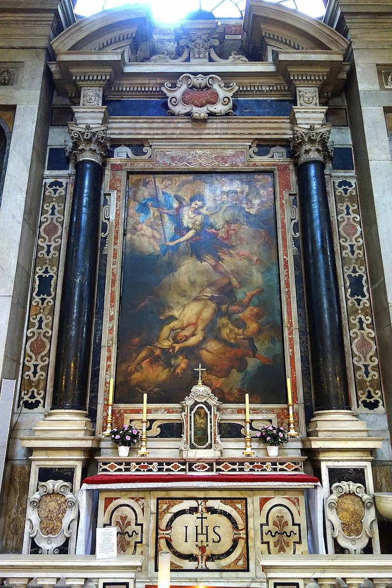 L'arcangelo scaccia i demoni - Santa Maria delle Vigne (Genoa)